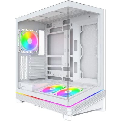 Montech SKY 3 White (ATX, mATX, Mini-ITX), Boîtier PC, Blanc Montech SKY 3 White (ATX, mATX, Mini-ITX), Boîtier PC, Blanc
