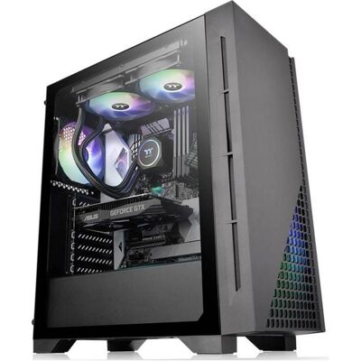 Thermaltake H330 (ATX, mATX, Mini-ITX), Boîtier PC, Noir Thermaltake H330 (ATX, mATX, Mini-ITX), Boîtier PC, Noir