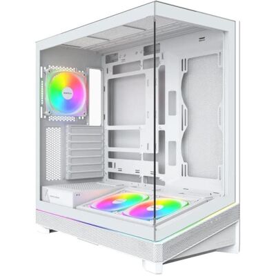 Montech SKY 3 White (ATX, mATX, Mini-ITX), Boîtier PC, Blanc Montech SKY 3 White (ATX, mATX, Mini-ITX), Boîtier PC, Blanc