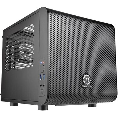 Thermaltake Core V1 (Mini-ITX), Boîtier PC, Noir Thermaltake Core V1 (Mini-ITX), Boîtier PC, Noir