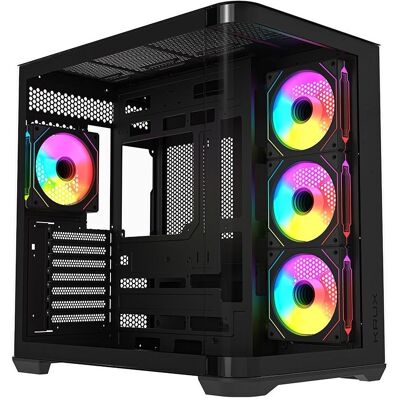 Krux Obudowa obudowa Tano (ATX, E-ATX, mATX, Mini-ITX), Boîtier PC, Noir Krux Obudowa obudowa Tano (ATX, E-ATX, mATX, Mini-ITX), Boîtier PC, Noir