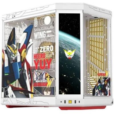 Hyte Y70 Touch Infinite GUNDAM WING (verre trempé x 2), Boîtier PC, Blanc Hyte Y70 Touch Infinite GUNDAM WING (verre trempé x 2), Boîtier PC, Blanc