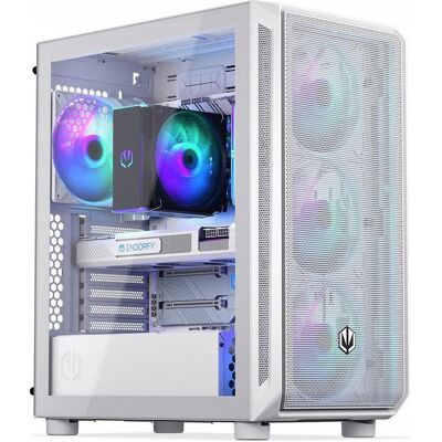 Endorfy ARX 500 ARGB White (ATX, mATX, Mini-ITX), Boîtier PC, Blanc Endorfy ARX 500 ARGB White (ATX, mATX, Mini-ITX), Boîtier PC, Blanc