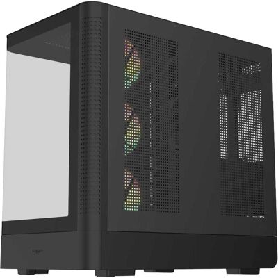 Fortron FSP M581-BA/Tour Midi/Transparente/Noir, Boîtier PC, Noir, Transparent Fortron FSP M581-BA/Tour Midi/Transparente/Noir, Boîtier PC, Noir, Transparent