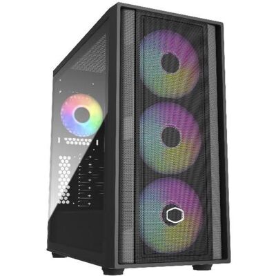 Cooler Master MasterBox 600 (ATX, ITX, mATX), Boîtier PC, Noir Cooler Master MasterBox 600 (ATX, ITX, mATX), Boîtier PC, Noir