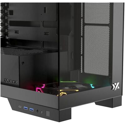 xyz X-CS-TRIFECTA-B (ATX, mATX, Mini-ITX), Boîtier PC, Noir xyz X-CS-TRIFECTA-B (ATX, mATX, Mini-ITX), Boîtier PC, Noir