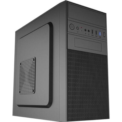 Akyga Obudowa Micro ATX AK19BK USB-C + USB 3.0 + 2x USB 2.0 czarna bez PSu (Flex ATX, mATX, Mini-ITX), Boîtier PC, Noir Akyga Obudowa Micro ATX AK19BK USB-C + USB 3.0 + 2x USB 2.0 czarna bez PSu (Flex ATX, mATX, Mini-ITX), Boîtier PC, Noir