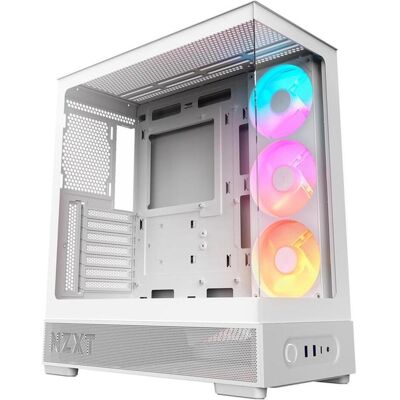 NZXT S5 RGB (2026) All White (blanc) (ATX), Boîtier PC, Blanc NZXT S5 RGB (2026) All White (blanc) (ATX), Boîtier PC, Blanc
