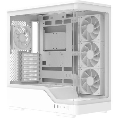Aerocool P500A-WT-v1 White (ATX, mATX, Mini-ITX), Boîtier PC, Blanc Aerocool P500A-WT-v1 White (ATX, mATX, Mini-ITX), Boîtier PC, Blanc
