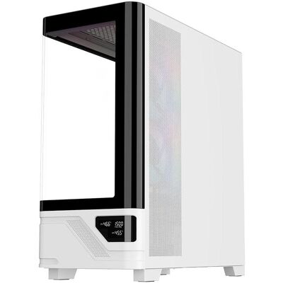 Itek Netron Curved (ATX, ITX, mATX), Boîtier PC, Blanc, Noir Itek Netron Curved (ATX, ITX, mATX), Boîtier PC, Blanc, Noir