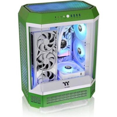 Thermaltake The Tower 600 (hellgr?n, Tempered Glass x 3) (ATX, mATX, Mini-ITX), Boîtier PC, Vert Thermaltake The Tower 600 (hellgr?n, Tempered Glass x 3) (ATX, mATX, Mini-ITX), Boîtier PC, Vert