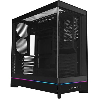 Montech HS02, ATX Mid-Tower PC-Gehäuse, Gaming-PC, High-Airflow, reversibles Layout, stabile gebogen (ATX, mATX, Mini-ITX), Boîtier PC, Blanc Montech HS02, ATX Mid-Tower PC-Gehäuse, Gaming-PC, High-Airflow, reversibles Layout, stabile gebogen (ATX, mATX, Mini-ITX), Boîtier PC, Blanc