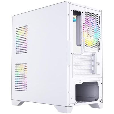 xyz Vista Lite Titanio (mATX), Boîtier PC, Blanc xyz Vista Lite Titanio (mATX), Boîtier PC, Blanc