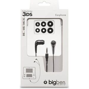 Bigben Ecouteurs stéréo intra-auriculaires - noir, DSi / DSi XL / 3DS (Filaire), Casque gaming, Noir Bigben Ecouteurs stéréo intra-auriculaires - noir, DSi / DSi XL / 3DS (Filaire), Casque gaming, Noir
