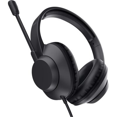 Trust Ayda Max USB Stereo Headset (Filaire, USB-A), Casque micro de bureau, Noir Trust Ayda Max USB Stereo Headset (Filaire, USB-A), Casque micro de bureau, Noir