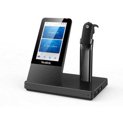 Yealink WH67 UC - Casque convertible sans fil (Sans fil, USB-A), Casque micro de bureau, Noir Yealink WH67 UC - Casque convertible sans fil (Sans fil, USB-A), Casque micro de bureau, Noir