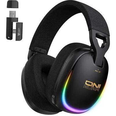 Onikuma Casque de jeu GT805 (noir) (Filaire, Sans fil), Casque gaming, Noir Onikuma Casque de jeu GT805 (noir) (Filaire, Sans fil), Casque gaming, Noir