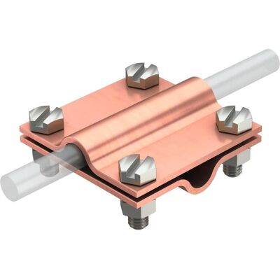 OBO Bettermann Vertr Connecteur en croix 251 CU, Parabole : accessoires OBO Bettermann Vertr Connecteur en croix 251 CU, Parabole : accessoires