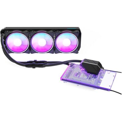Alphacool Eiswolf 2 AIO - 360mm RTX 4080 Founders Edition avec plaque arrière, Refroidissement à eau pour GPU Alphacool Eiswolf 2 AIO - 360mm RTX 4080 Founders Edition avec plaque arrière, Refroidissement à eau pour GPU