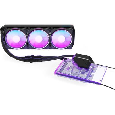 Alphacool Eiswolf 2 AIO - 360mm RTX 4090 Founders Edition avec plaque arrière, Refroidissement à eau pour GPU Alphacool Eiswolf 2 AIO - 360mm RTX 4090 Founders Edition avec plaque arrière, Refroidissement à eau pour GPU