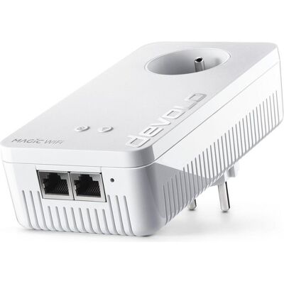 Devolo Adaptateur unique WLAN Powerline 2.4 GBit/s (2400 Mbit/s), CPL, Blanc Devolo Adaptateur unique WLAN Powerline 2.4 GBit/s (2400 Mbit/s), CPL, Blanc