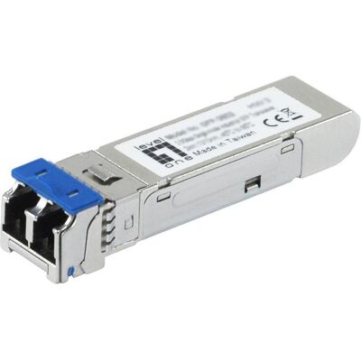 LevelOne Emetteur-récepteur SFP 2.5Gbps monomode 40km 1550nm, Émetteur-récepteur, Argent LevelOne Emetteur-récepteur SFP 2.5Gbps monomode 40km 1550nm, Émetteur-récepteur, Argent