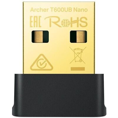 TP-Link AC600 Nano Wi-Fi Bluetooth Usb Adapter (USB, USB 2.0), Adaptateur réseau, Noir TP-Link AC600 Nano Wi-Fi Bluetooth Usb Adapter (USB, USB 2.0), Adaptateur réseau, Noir