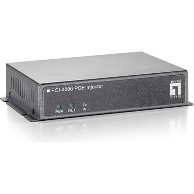 LevelOne POI-4000 : Injecteur PoE haute puissance (56 W), Injecteur PoE LevelOne POI-4000 : Injecteur PoE haute puissance (56 W), Injecteur PoE