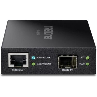 TRENDnet TFC-10GSFP - Convertisseur de médias fibra - 10GBASE-T à SFP+ TRENDnet TFC-10GSFP - Convertisseur de médias fibra - 10GBASE-T à SFP+