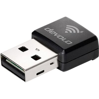 Devolo WiFi 6 Stick nano 7270 (USB 2.0), Adaptateur réseau, Noir Devolo WiFi 6 Stick nano 7270 (USB 2.0), Adaptateur réseau, Noir