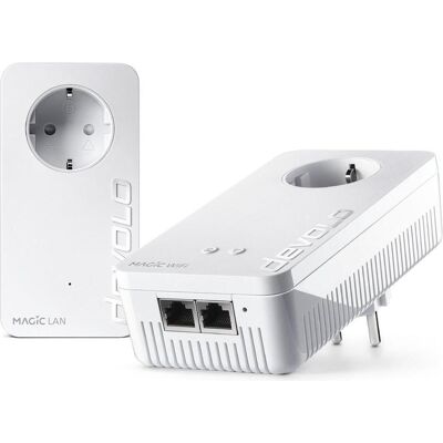 Devolo Magic 2 WiFi next Starter Kit - NL (7027) (1200 Mbit/s), CPL, Blanc Devolo Magic 2 WiFi next Starter Kit - NL (7027) (1200 Mbit/s), CPL, Blanc