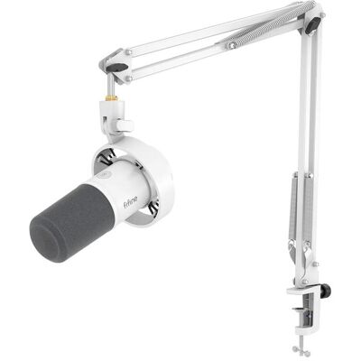 Fifine Microphone dynamique K688CT (blanc), Microphone Fifine Microphone dynamique K688CT (blanc), Microphone