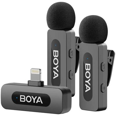 Boya Microphone sans fil BY-V3 2,4 GHz, Microphone Boya Microphone sans fil BY-V3 2,4 GHz, Microphone