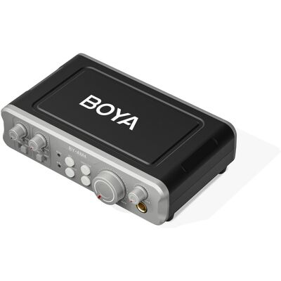 Boya BY-AM4 - Professional dual-channel audio interface (USB), Interface audio, Gris Boya BY-AM4 - Professional dual-channel audio interface (USB), Interface audio, Gris