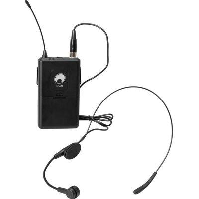 Omnitronic WAMS-12 Émetteur de poche incl., Microphone Omnitronic WAMS-12 Émetteur de poche incl., Microphone