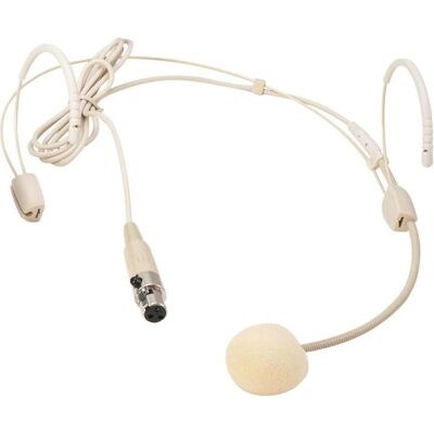 Omnitronic UHF-600 Kopfbügelmikrofon, hautfarben, Microphone Omnitronic UHF-600 Kopfbügelmikrofon, hautfarben, Microphone