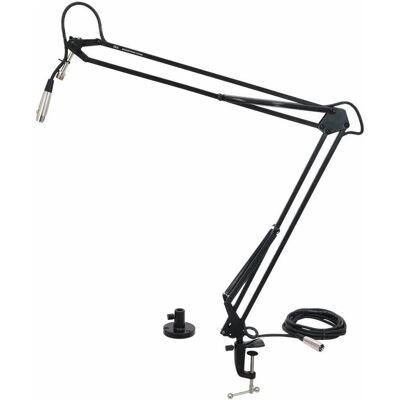 Omnitronic Bras de microphone de table TMA-2 sw, Pied de microphone, Noir Omnitronic Bras de microphone de table TMA-2 sw, Pied de microphone, Noir