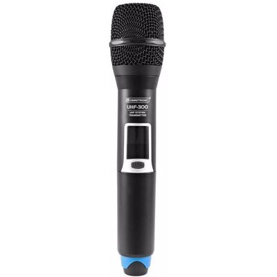 Omnitronic Microphone à main UHF-300 823-832/863-865MHz, Microphone Omnitronic Microphone à main UHF-300 823-832/863-865MHz, Microphone