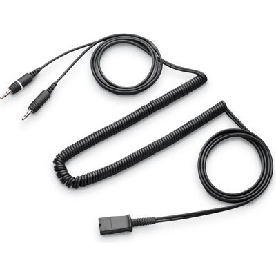 HP Cable Stereo with Dual 3.5mm to QD Connector, Micro-casque : accessoires HP Cable Stereo with Dual 3.5mm to QD Connector, Micro-casque : accessoires