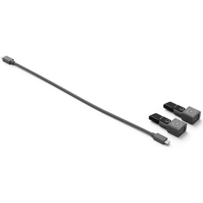 Logitech Rally Mic Pod CAT Coupler, Graphite, Casque micro de bureau, Noir, Gris Logitech Rally Mic Pod CAT Coupler, Graphite, Casque micro de bureau, Noir, Gris