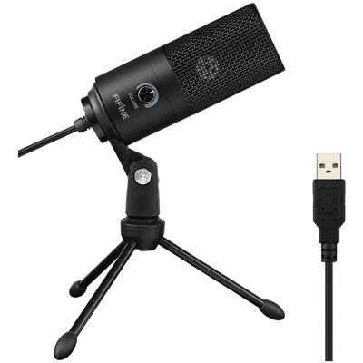 Fifine Technology Komplektas : Microphones à condensateur K669B Juodas (Juodas), Microphone Fifine Technology Komplektas : Microphones à condensateur K669B Juodas (Juodas), Microphone