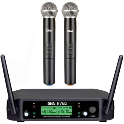 No Name DNA KVM 2 Microphones sans fil Système sonore, Microphone No Name DNA KVM 2 Microphones sans fil Système sonore, Microphone