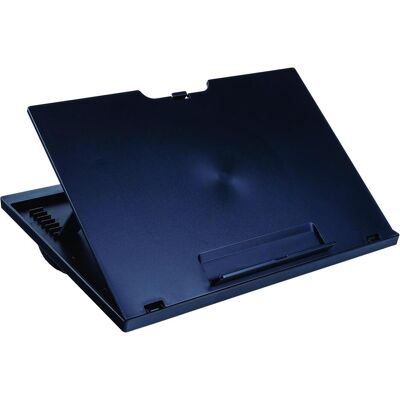 Q-Connect Support pour ordinateur portable 37,6 x 28 x 5,8 cm, noir, Tapis de souris, Noir Q-Connect Support pour ordinateur portable 37,6 x 28 x 5,8 cm, noir, Tapis de souris, Noir