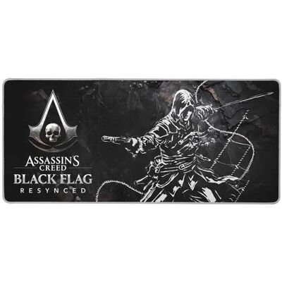 Subsonic Tapis de souris « Assassin's Creed Black Flag » XXL 90 x 40 cm - Noir (XXL), Tapis de souris, Blanc, Noir Subsonic Tapis de souris « Assassin's Creed Black Flag » XXL 90 x 40 cm - Noir (XXL), Tapis de souris, Blanc, Noir