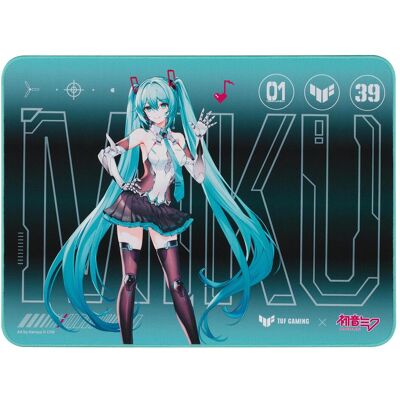 Asus TUF Gaming P1 Hatsune Miku Edition, Tapis de souris, Turquoise Asus TUF Gaming P1 Hatsune Miku Edition, Tapis de souris, Turquoise