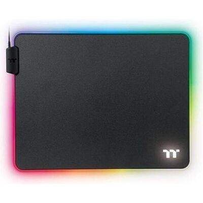 Thermaltake Level 20 RGB Mouse Pad (M), Tapis de souris, Noir, Multicolore Thermaltake Level 20 RGB Mouse Pad (M), Tapis de souris, Noir, Multicolore