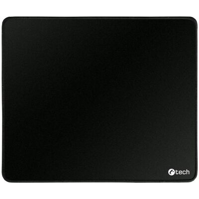C-Tech Tapis de souris MP-01, noir, 320x270x4mm, bords ourlés, Tapis de souris, Noir C-Tech Tapis de souris MP-01, noir, 320x270x4mm, bords ourlés, Tapis de souris, Noir