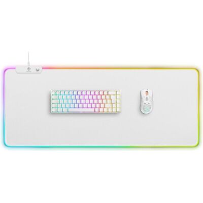 Deltaco Gaming GAM-079 (XL), Tapis de souris, Blanc Deltaco Gaming GAM-079 (XL), Tapis de souris, Blanc