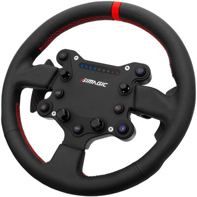 Volant de course Simagic GTS en cuir - Contrôleur de jeu Volant de course Simagic GTS en cuir - Contrôleur de jeu