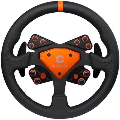 Simucube Tahko Lenkrad, Rund - 320 mm, orange (PC), Manette, Noir, Orange Simucube Tahko Lenkrad, Rund - 320 mm, orange (PC), Manette, Noir, Orange